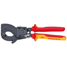 COUPE CABLES CLIQUET ISOLE KNIPEX